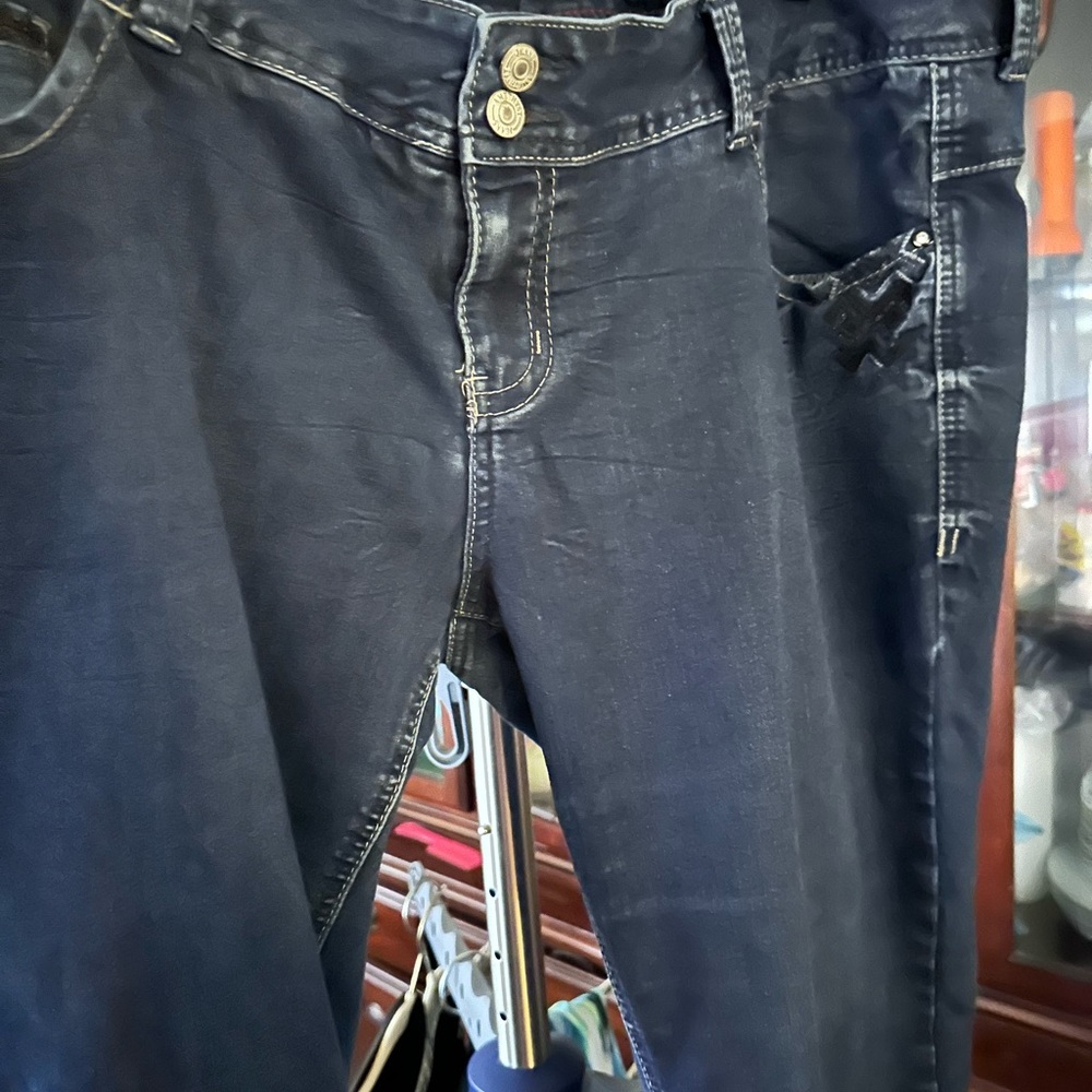 Classic Navy Denim Pants